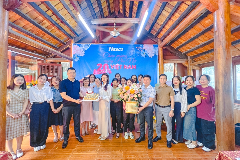 HAECO chào mừng ngày phụ nữ Việt Nam 20/10