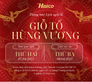 Thông Báo Nghỉ lễ Giỗ Tổ Hùng Vương năm 2025