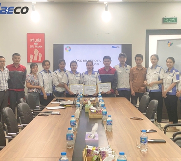 Nhà máy HAECO Tổ Chức Đào Tạo Nhận Thức 5S và Mini game kiểm tra kiến thức về 5S giữa các bộ phận