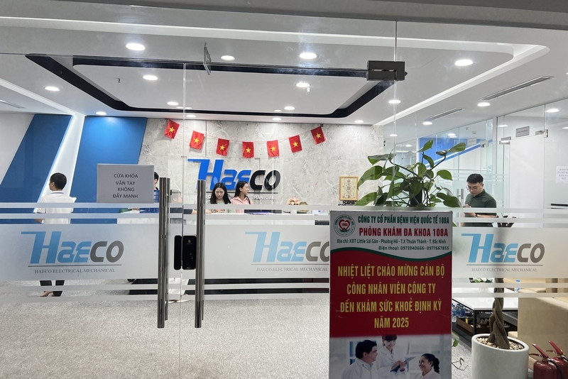 HAECO tổ chức khám sức khoẻ định kì cho người lao động năm 2025